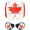 Canada Flag Light Wood Galaxy Buds Pro Skin